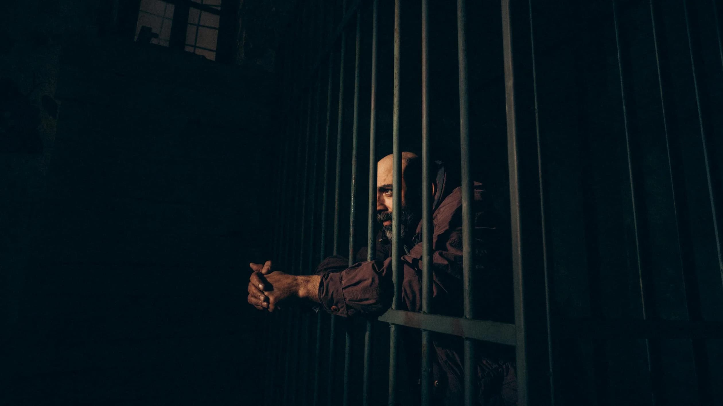Prison bars background